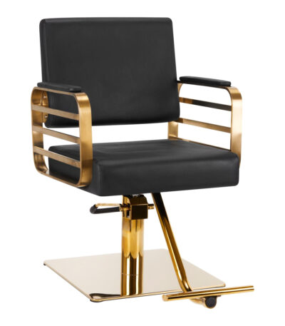 GABBIANO HAIRDRESSING CHAIR AVILA BLACK GOLD