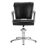 GABBIANO HAIRDRESSING CHAIR DALLAS BLACK 1