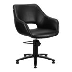 GABBIANO HAIRDRESSING CHAIR LIMA BLACK