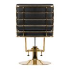 GABBIANO HAIRDRESSING CHAIR PRATO GOLD - BLACK - Image 4