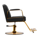 Gabbiano Acri hairdressing chair gold – black - Image 2