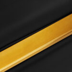 Gabbiano Acri hairdressing chair gold – black 3