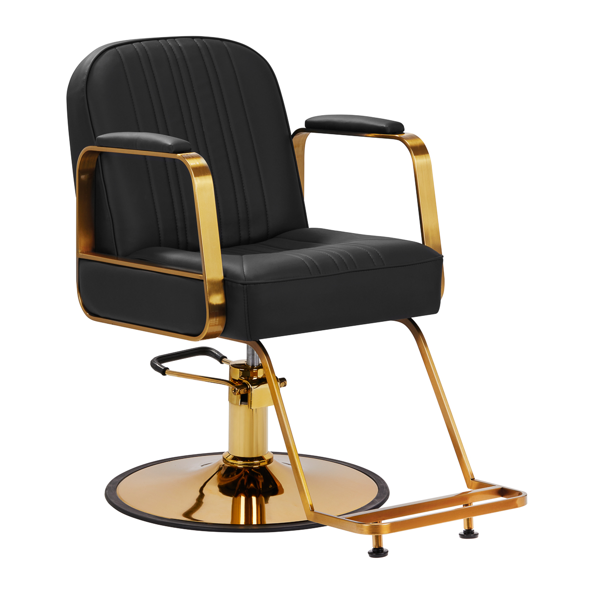 Gabbiano Acri hairdressing chair gold – black Gabbiano Acri hairdressing chair gold – black