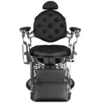 Gabbiano Barber Chair Giulio silver black - Image 4