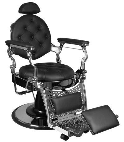 Gabbiano Barber Chair Giulio silver black