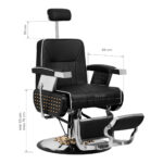 Gabbiano Barber Chair Livio black 1