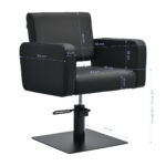 Gabbiano Bilbao hairdressing chair black 3