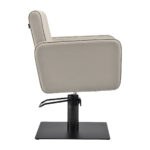 Gabbiano Bilbao hairdressing chair gray-beige - Image 4