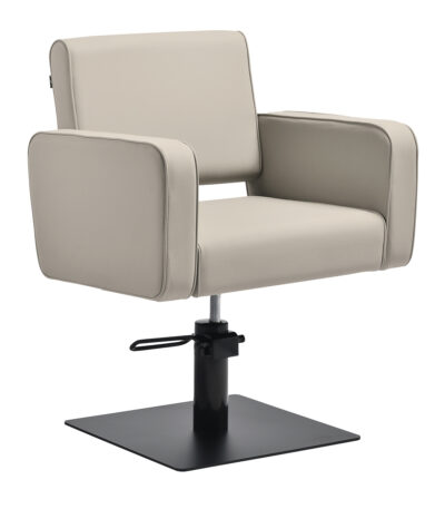 Gabbiano Bilbao hairdressing chair gray-beige