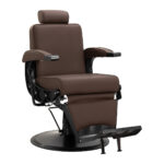Gabbiano Continental hairdressing chair brown