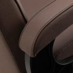 Gabbiano Continental hairdressing chair brown 3