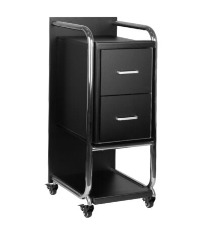 Gabbiano Friseurassistentin Solo silber – schwarz