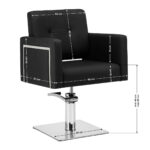 Gabbiano Hairdressing Chair Bergamo Black - Image 8