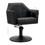 Gabbiano Hairdressing chair Davos black - Image 8