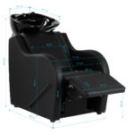 Gabbiano Hairdressing wash unit Carmen black 9