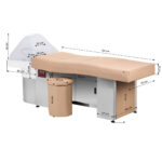 Gabbiano Head Spa 017B hair washing bed beige - Image 18