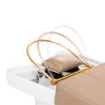 Gabbiano Head Spa 017B hair washing bed beige 3