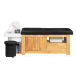 Gabbiano Head Spa Bali hair washing bed black 1