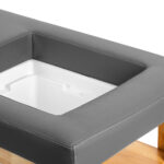 Gabbiano Head Spa Bali hair washing bed grey - Image 12