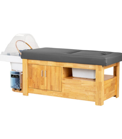Gabbiano Head Spa Bali hair washing bed grey