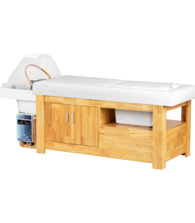 Gabbiano Head Spa Bali hair washing bed white