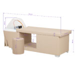Gabbiano Head Spa Maldives hair washing bed beige - Image 20