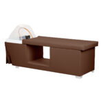 Gabbiano Head Spa Maldives hair washing bed brown