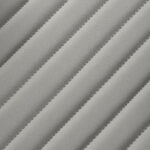 Gabbiano Levi barber chair with black frame gray without stitching at the back 6