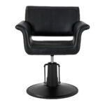 Gabbiano Lucca hairdressing chair black - Image 2
