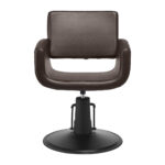 Gabbiano Mataro hairdressing chair brown - Image 2