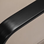 Gabbiano Porto-BM hairdressing chair black beige 2