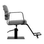 Gabbiano Porto-BM hairdressing chair black gray - Image 2