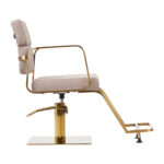 Gabbiano Porto-GM hairdressing chair beige - Image 2