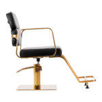 Gabbiano Porto-GM hairdressing chair black - Image 2