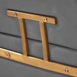 Gabbiano Porto-GM hairdressing chair gray - Image 8