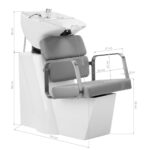 Gabbiano Porto hair wash unit grey sm - Image 12