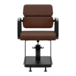 Gabbiano Porto hairdressing chair black chocolate 1