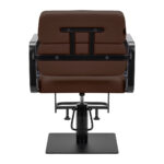 Gabbiano Porto hairdressing chair black chocolate - Image 4