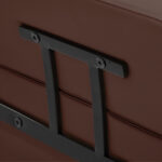 Gabbiano Porto hairdressing chair black chocolate 3