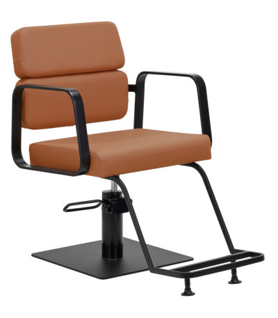 Gabbiano Porto hairdressing chair black orange