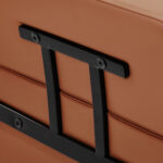 Gabbiano Porto hairdressing chair black orange 3