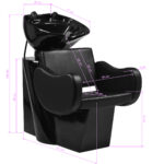Gabbiano Sewilla hairdressing wash unit black - Image 10