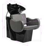 Gabbiano Sewilla hairdressing wash unit gray - Image 10