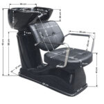 Gabbiano Vigo black hairdressing wash unit - Image 2