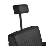 Gabbiano Visionerio barber chair black with black frame 5