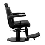 Gabbiano Visionerio barber chair black with black frame - Image 4