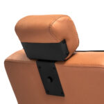 Gabbiano Visionerio barber chair light brown - Image 14