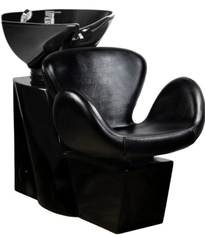 Gabbiano amsterdam hair wash unit black / black bowl