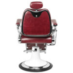 Gabbiano barber armchair moto style burgundy 2