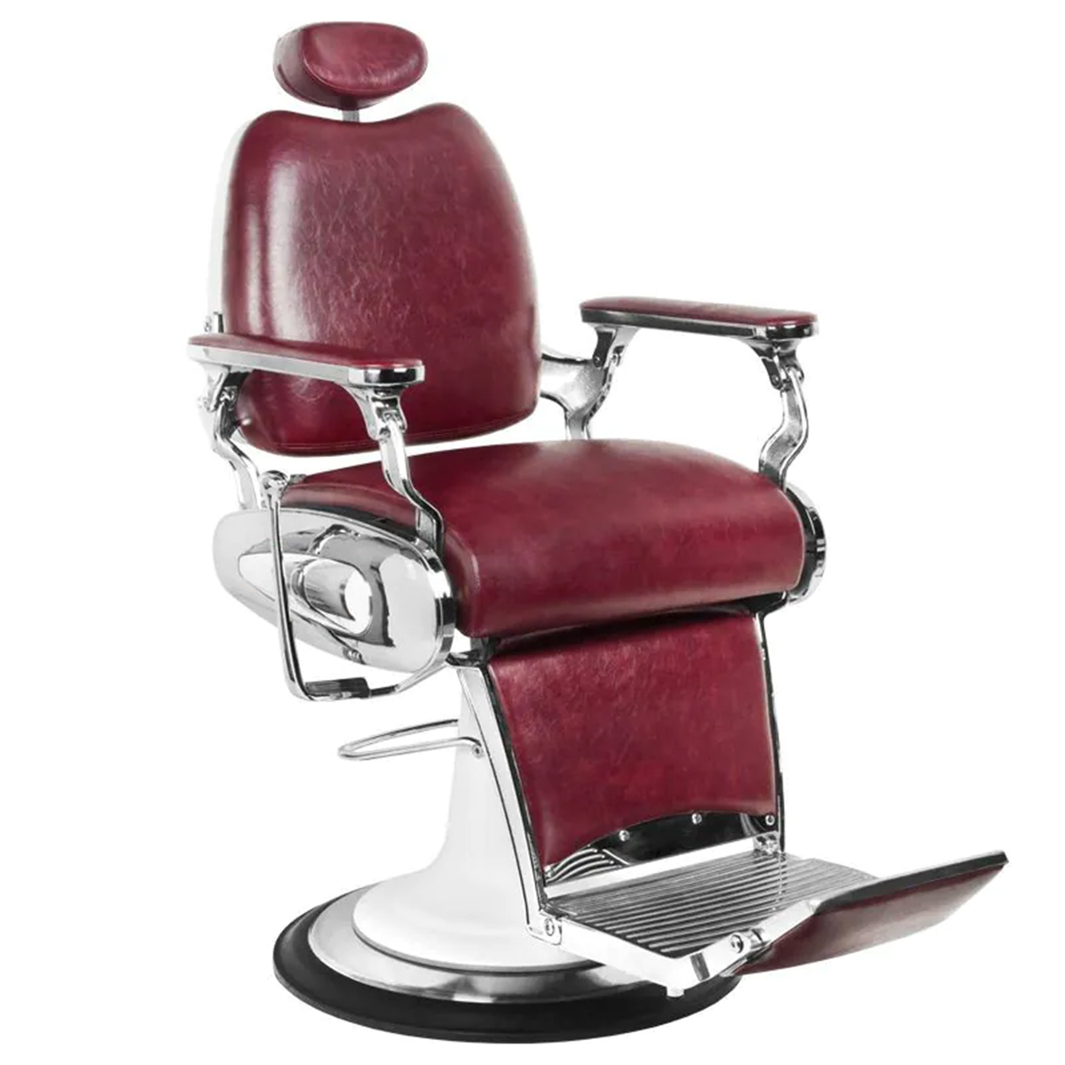 Gabbiano barber armchair moto style burgundy Gabbiano barber armchair moto style burgundy